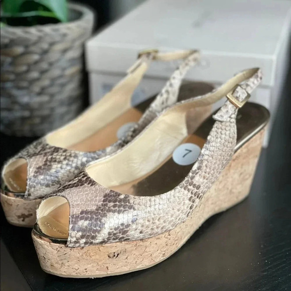 ! New! Jimmy Choo animal print shoes! - Picture 2 of 8